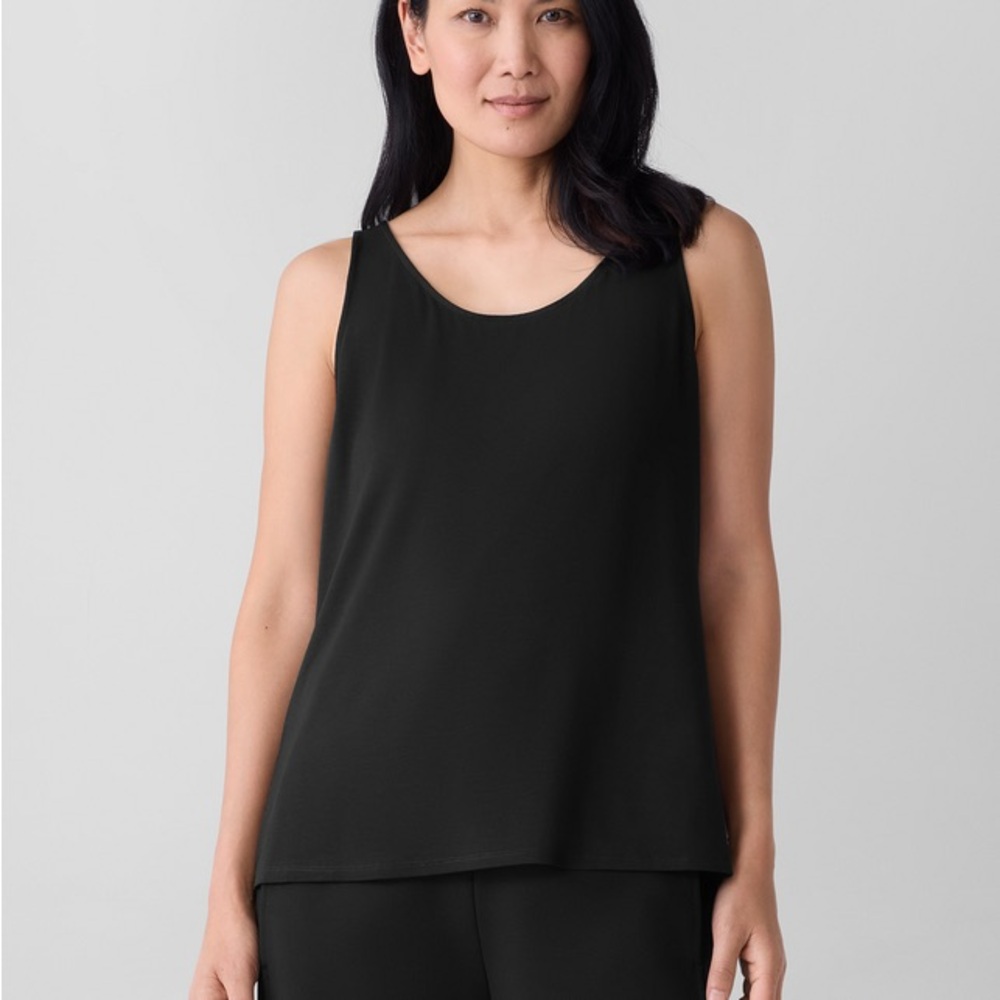 Eileen Fisher Black Sleeveless Top
